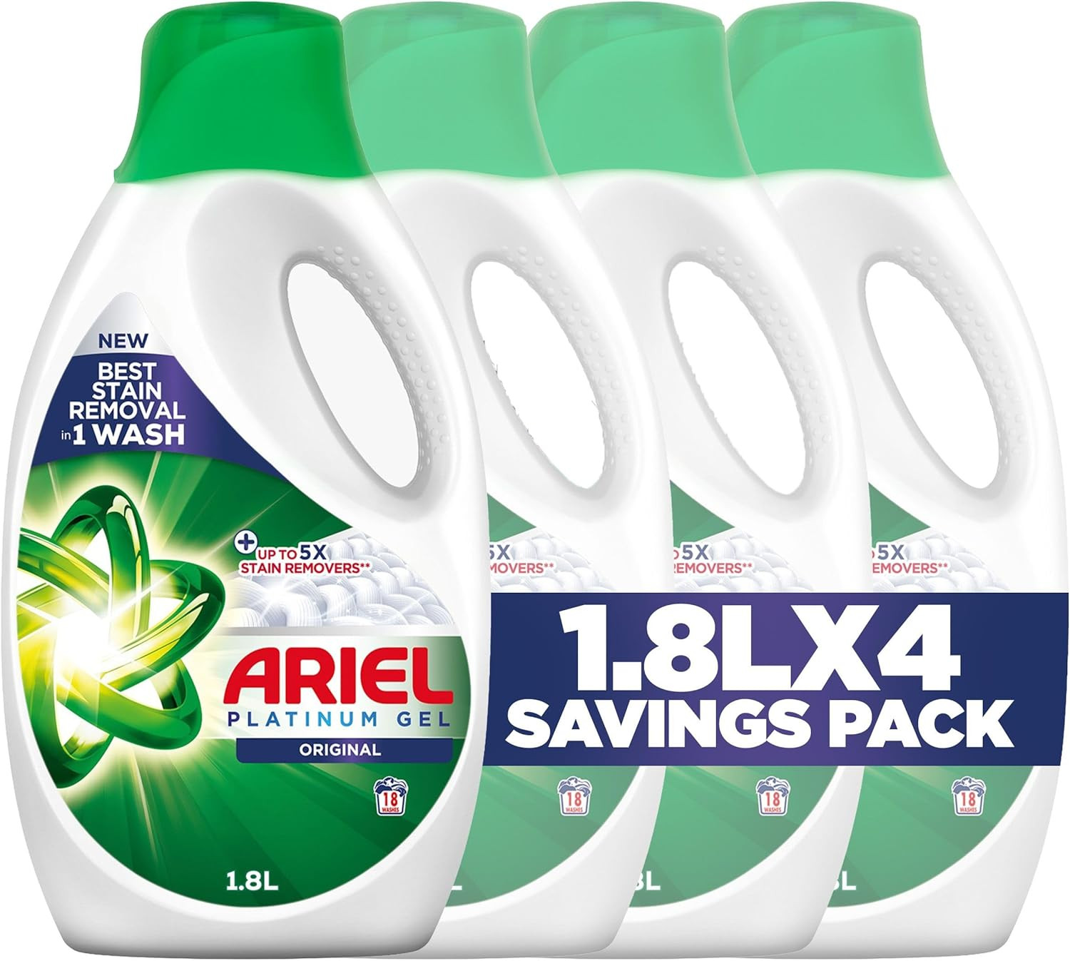 ARIEL LIQUID DETERGENT 4x1.8 ltr