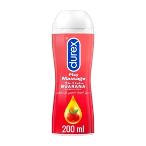 Durex PlayDurex Play Massage 2 in 1 Lubricant, Stimulating, Guarana- 200ml Massage 2 in 1 Lubricant, Stimulating, Guarana- 200ml