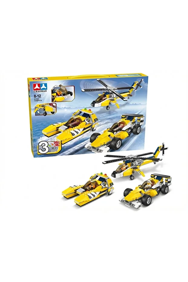 3-in-1 Building Block Set