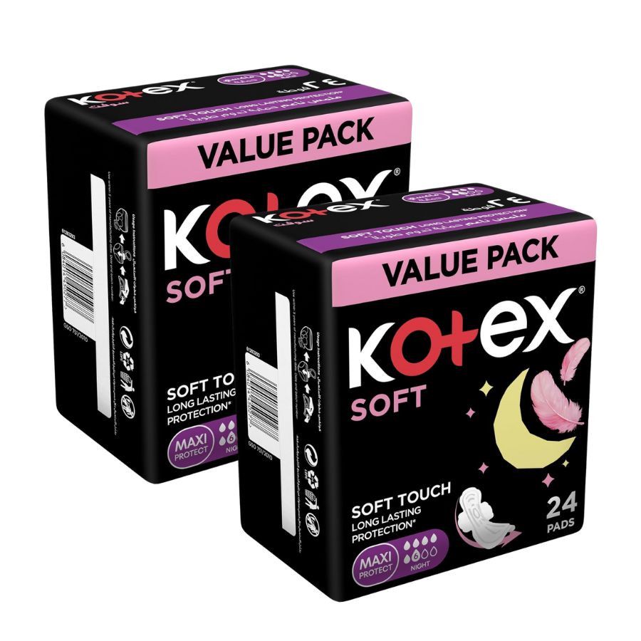 KOTEX MAXI NIGHT 2x24 PCS